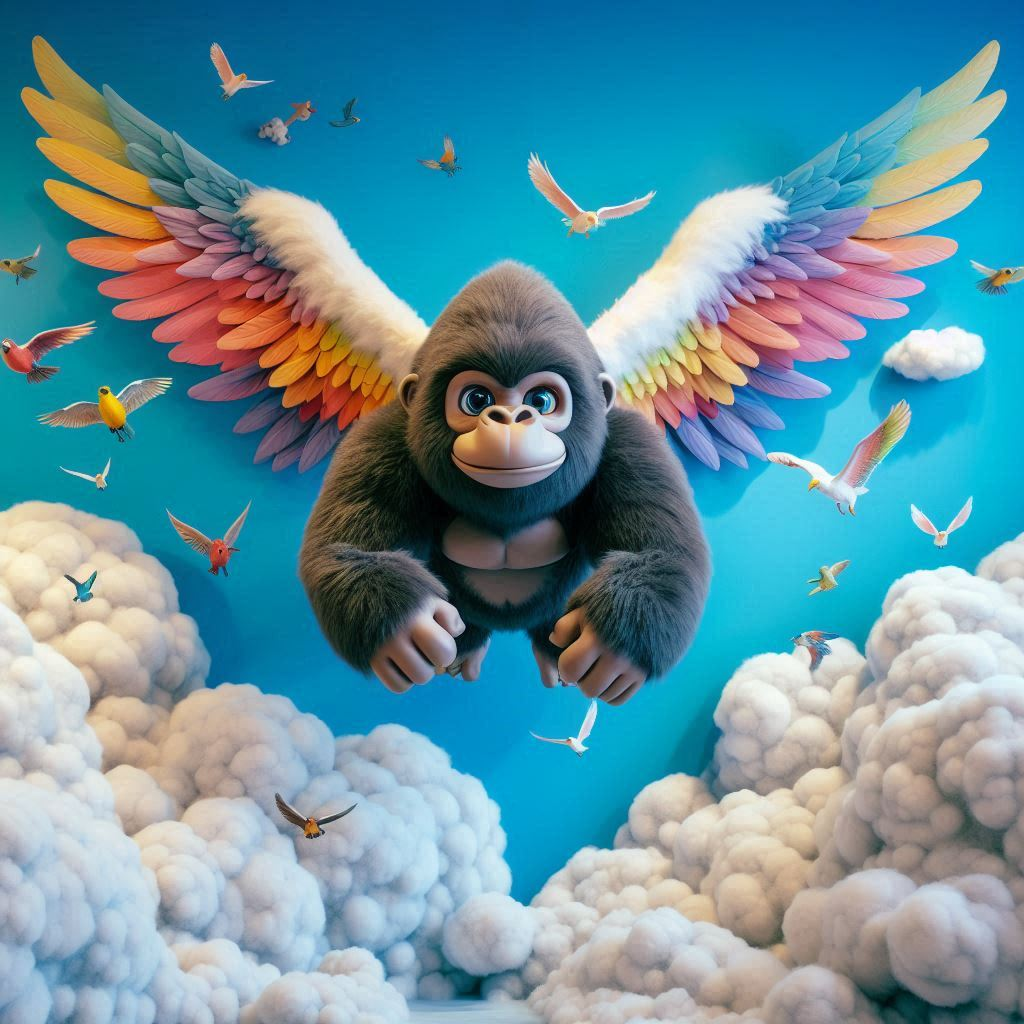 flying gorilla